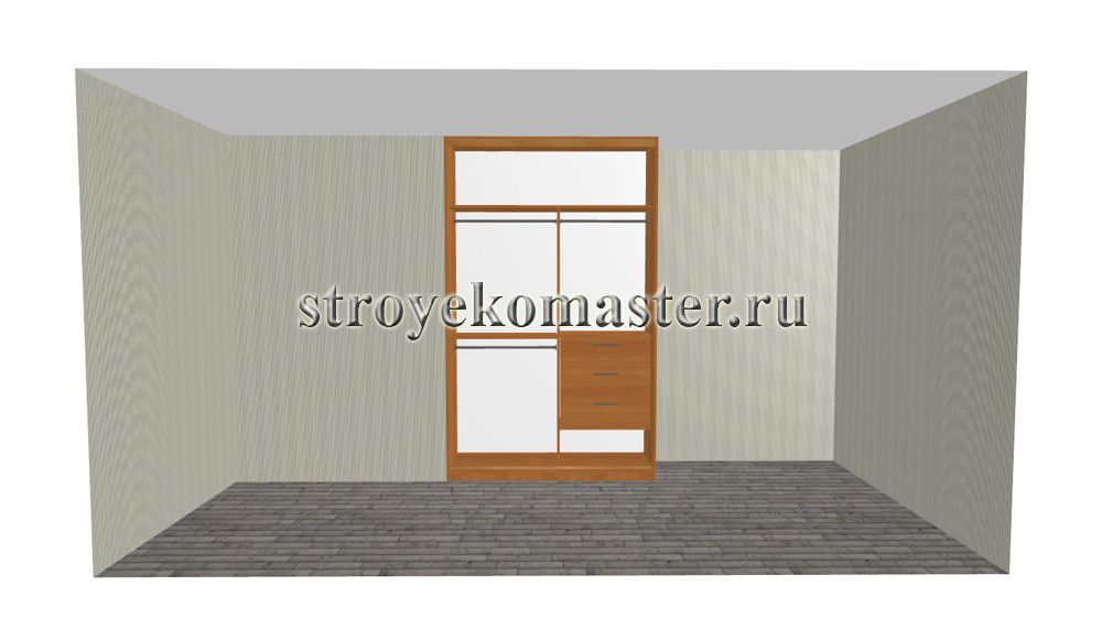 Проект - шкаф купе чертежи описание. Наполнение.